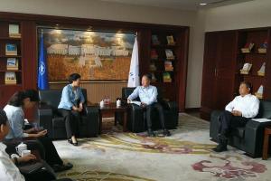 金华市副市长陶叶萍来校访问