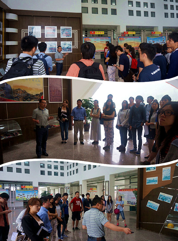 川港文化教育交流团赴映秀参观交流