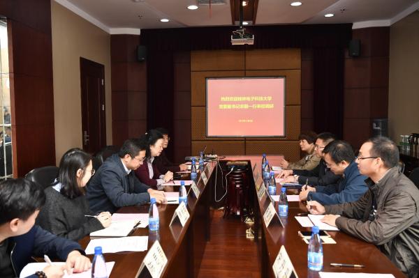 桂林电子科技大学党委副书记农毅一行来校调研