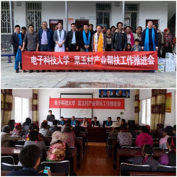 后勤保障部加大对菜玉村的产业扶贫帮扶力度