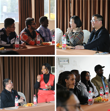 学校举行留学生代表座谈会