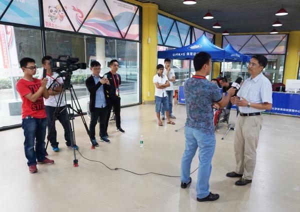 央视体育频道关注我校外骨骼机器人“助残圆梦”事迹