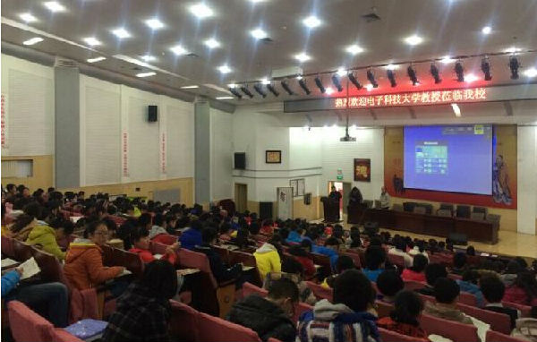 资环、图书馆、自动化学院开展招生宣传