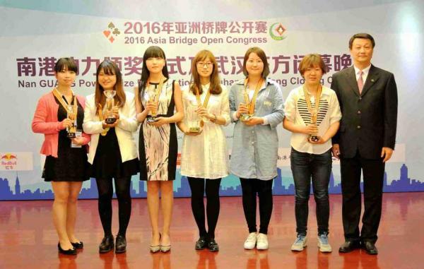 我校学子获2016亚洲桥牌公开赛青年女子组冠军