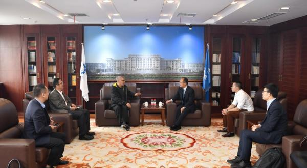 京东方董事长王东升校友来校访问