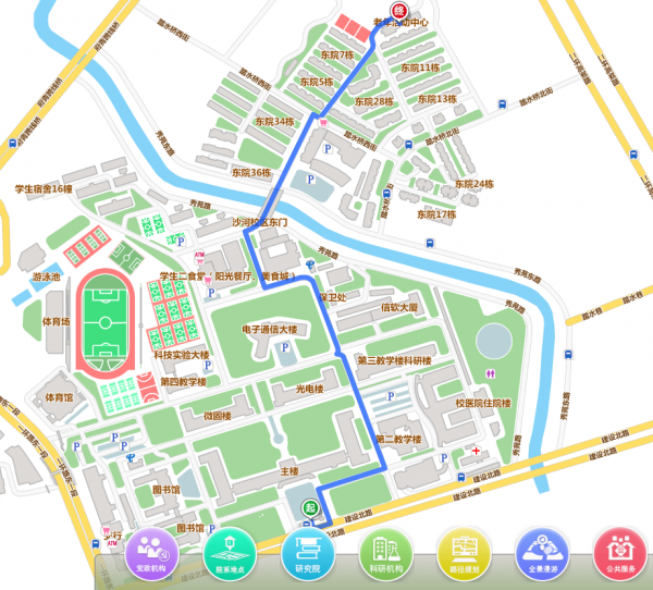 【甲子校庆】我校新版校园电子地图上线