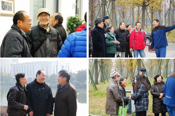 经管学院退休教师“回家”参观经管楼