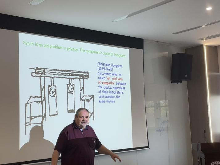 欧洲科学院院士Stefano Boccaletti教授和Itamar Procaccia教授做客名师讲堂