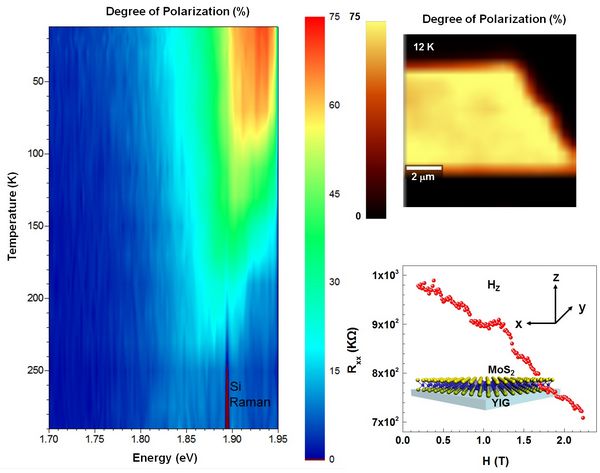 国家工程中心在MoS2/YIG异质结谷电子学研究领域取得重要进展