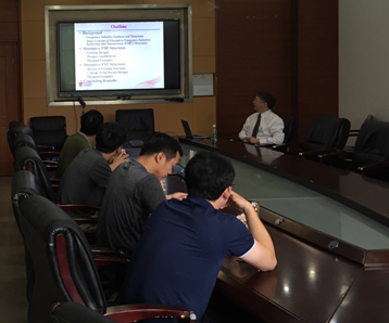 新加坡南洋理工大学Shen Zhongxiang教授做客学术讲坛