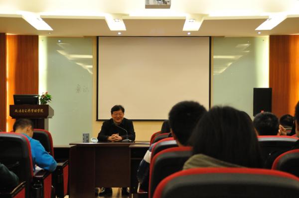上海交通大学胡惠林教授与学子共话“文化产业”
