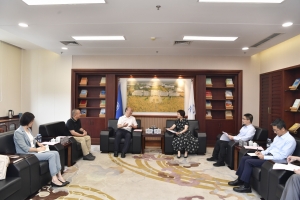 中国国际人才交流基金会来校访问