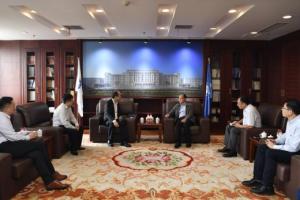 中兴通讯总裁徐子阳校友来校访问