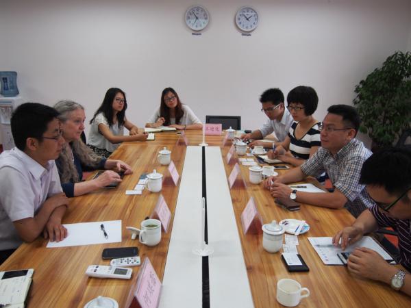 华中师范大学代表团来我校调研合作办学
