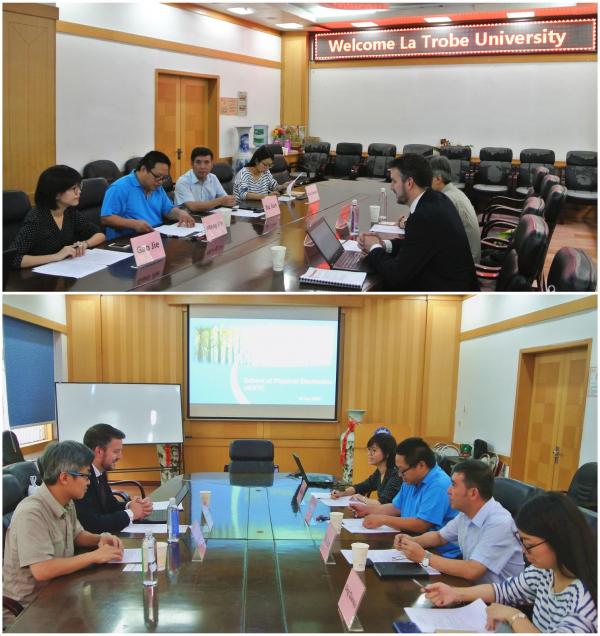 拉筹伯大学助理校长Damian Spenser 到访物电学院