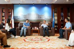 百度高级副总裁沈抖来访我校