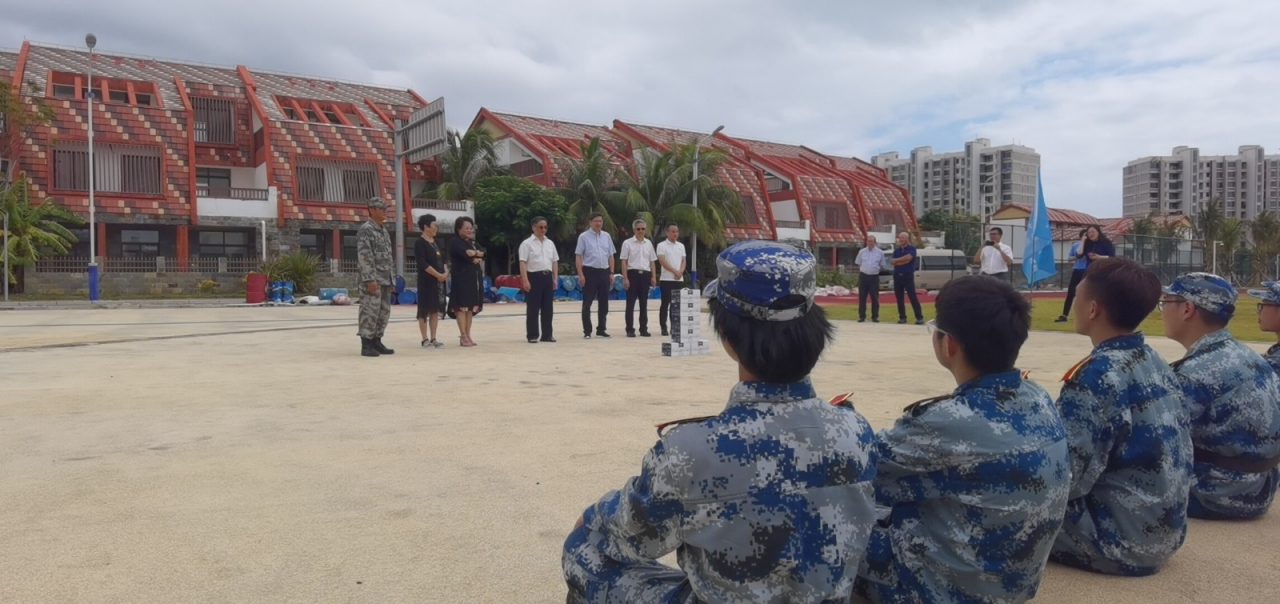 陵水河畔扬旌旗 国际英才展豪气