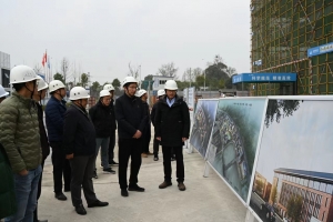 校领导带队检查在建工程项目