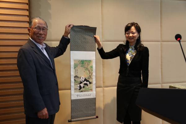 日本广岛代表团一行来外国语学院交流