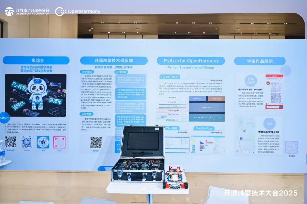 软件学院师生在开源鸿蒙技术大会2025荣获6项荣誉