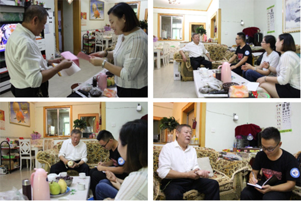 机电学院“积淀班”学子教师节探望退休教师及校友