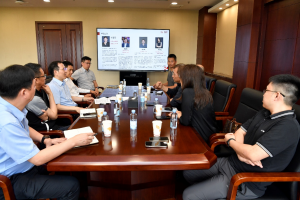 上海校友会会长游小明来校访问交流