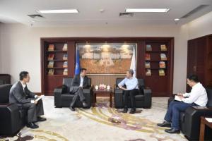 华为公司董事陶景文来校访问