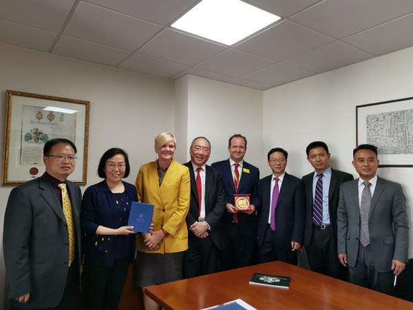 学校代表团出访英国爱尔兰合作院校