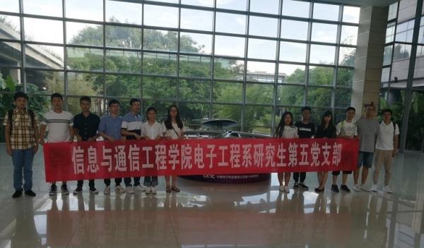 通信学院研究生党支部与中国电科十四所开展共建活动