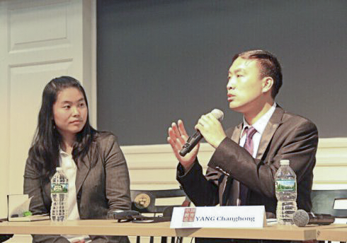 电子科大IDMgt博士项目学员登哈佛讲坛演讲