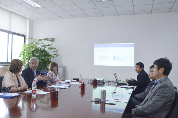 三所国际院校访问经管学院洽谈合作