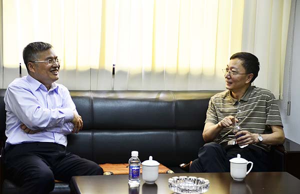 京东方董事长王东升校友来校访问