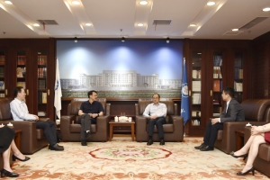 中国农业大学副校长辛贤一行来校访问