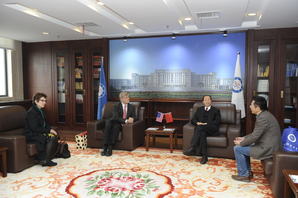 王志强书记会见美国威廉玛丽学院客人