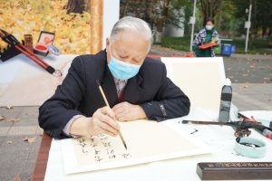 【银杏节】金岚墨彩醉银杏，挥毫泼墨展风采