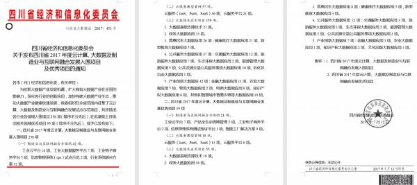 智慧城市研究中心孵化项目获评四川省云计算、大数据及制造业与互联网融合发展优秀项目