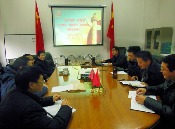 物电学院开展“三严三实”第三阶段学习研讨