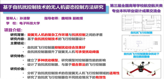 空天学子在全国高等学校航空航天类专业本科毕业设计成果交流会上创佳绩