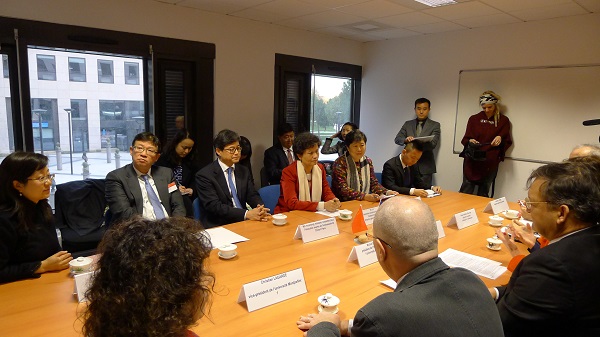 学校代表团访问法国蒙彼利埃