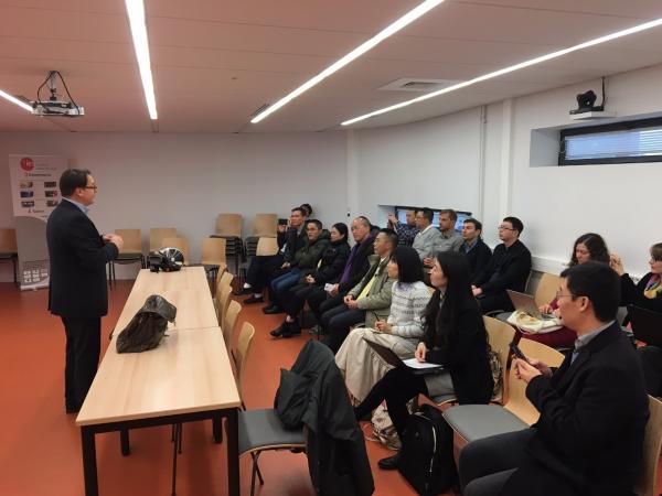 我校教师代表团访问蒙彼利埃大学和鲁汶大学