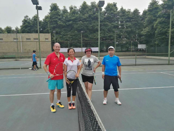 我校首届全球球友网球联赛暨60周年校庆网球赛落幕