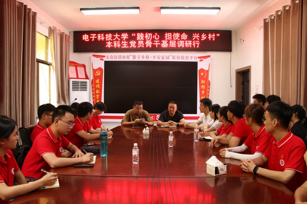 【实践】自动化学院“自强先锋”党员调研队、水滴调研队调研岑巩县塔山村党建引领特色产业发展