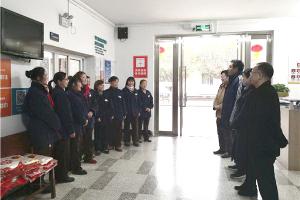 校领导走访慰问后勤安保一线员工