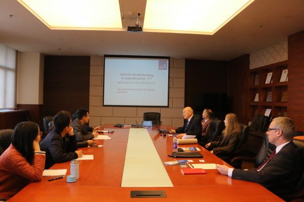 英国Strathclyde大学代表团来校访问