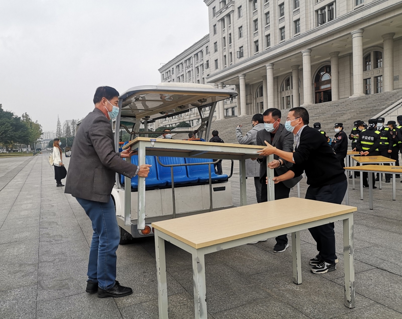 有“速度” 有“温度” 后勤保障部助力全员核酸检测