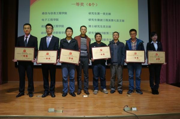 学校表彰2013-2014年度先进研究生党支部