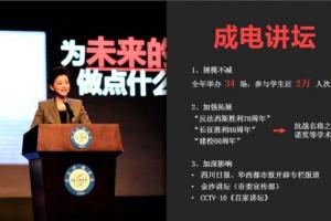 【改革视点】打造成电文化品牌，构筑学生精神家园