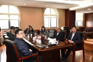 上海校友会副会长、芯擎科技董事兼CEO汪凯一行来校访问