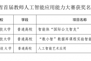 我校教师在四川省首届教师人工智能应用能力大赛中荣获佳绩