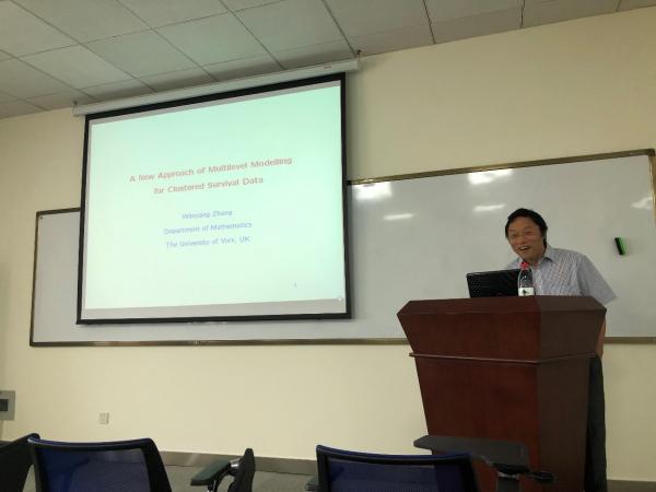 约克大学Wenyang Zhang教授做客学术沙龙